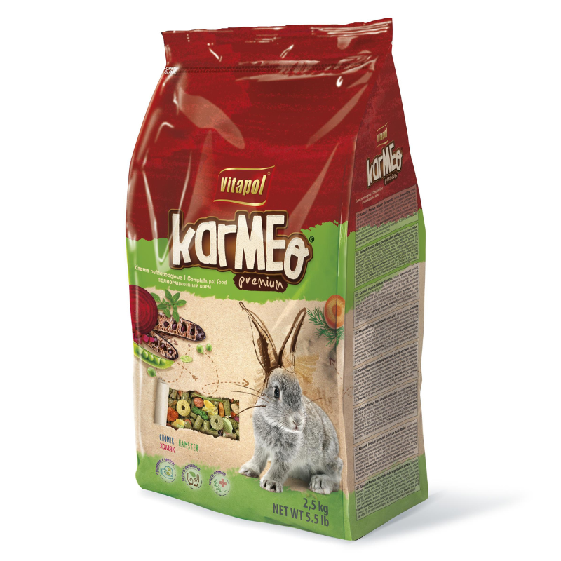 Karmy dla małych ssaków - Vitapol Karmeo Premium Królik 2,5kg