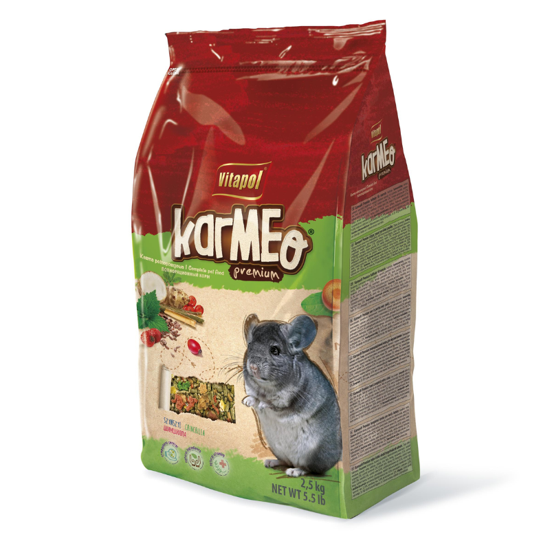 Karmy dla małych ssaków - Vitapol Karmeo Premium Szynszyla 2,5kg