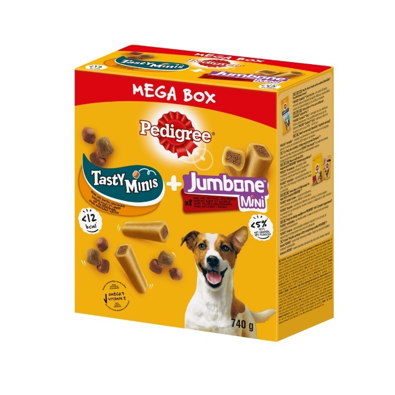 Przysmaki dla psa - Pedigree Mega Box Tasty Minis + Jumbone Mini