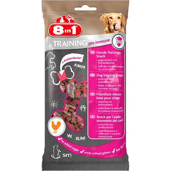 Przysmaki dla psa - 8in1 Training Pro Imune z kurczakiem 100g