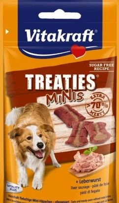 Przysmaki dla psa - Vitakraft Pies Treaties Minis wątróbka 48g
