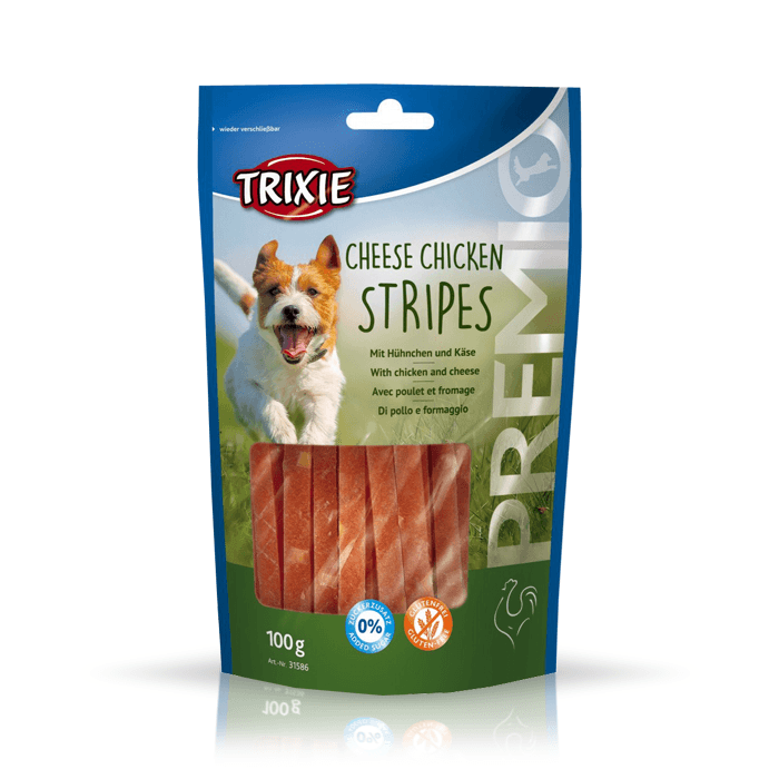 Przysmaki dla psa - Trixie Cheese Chicken paski serowe 100g
