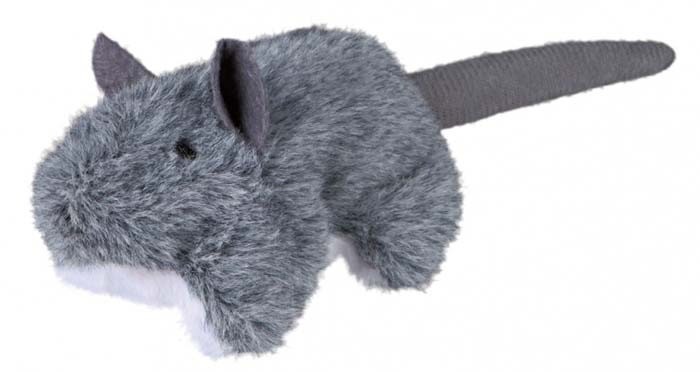 Zabawki - Trixie Mysz pluszowa z kocimiętką 8cm 