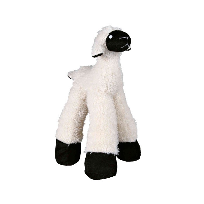 Zabawki - Trixie pluszowa owca z dzwoneczkiem i piszczałką dla psa