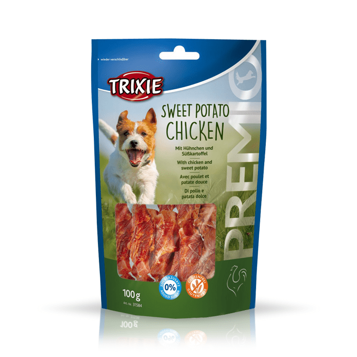 Przysmaki dla psa - Trixie Premio słodkie ziemniaki z kurczakiem 100g