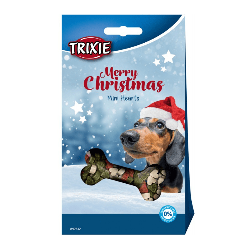 Przysmaki dla psa - Trixie Przysmak dla psa Xmas Mini Hearts 140g