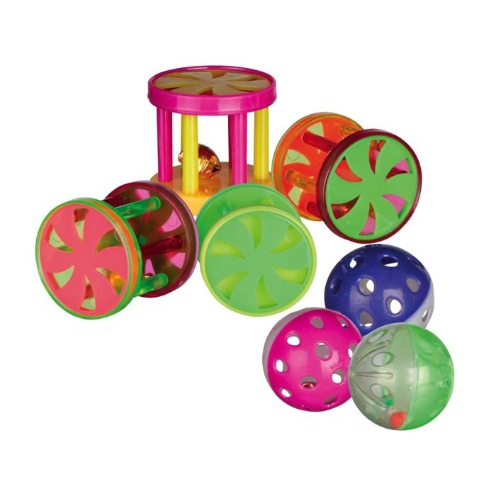 Zabawki - Trixie Rolka lub piłka z dzwonkiem 4cm