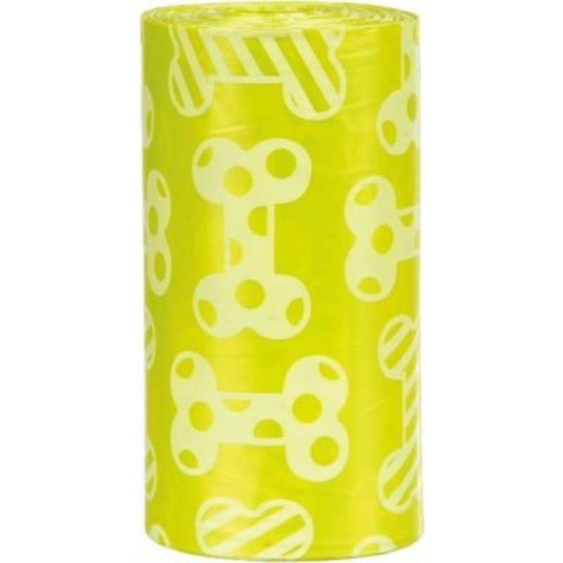 Produkty higieniczne - Trixie Żółte woreczki na odchody o zapachu cytryny 4x20szt.