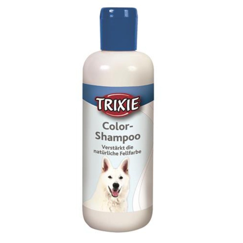 Higiena, pielęgnacja sierści - Trixie Szampon koloryzujący do białej i jasnej sierści 250ml