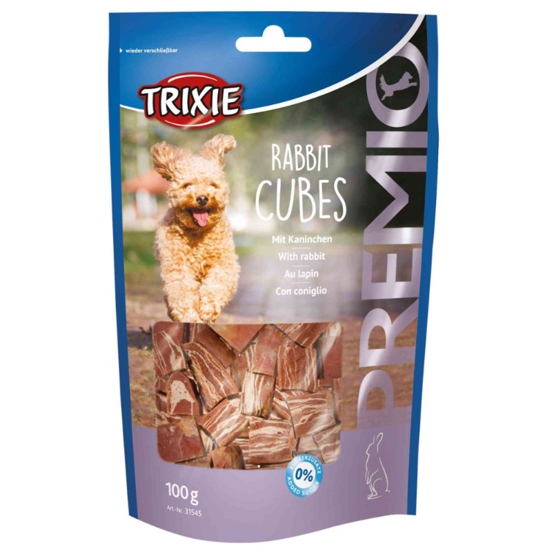 Przysmaki dla psa - Trixie Premio Rabbit Cubes kostki z królikiem 100g