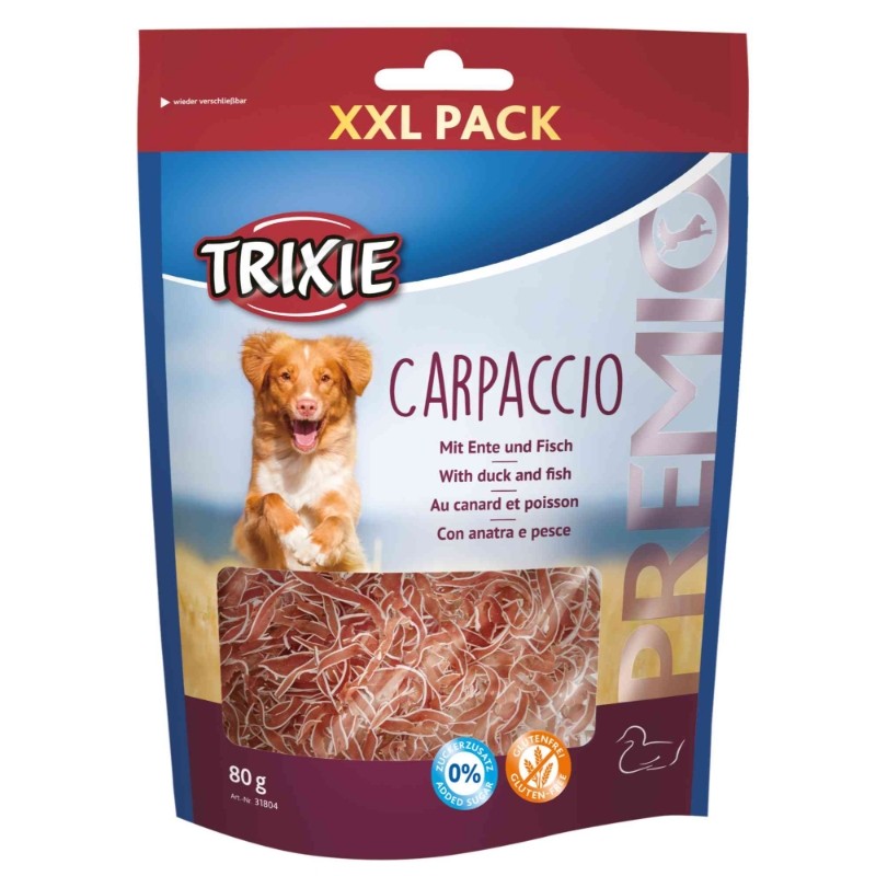Przysmaki dla psa - Trixie Premio Carpaccio kaczka z rybą 80g