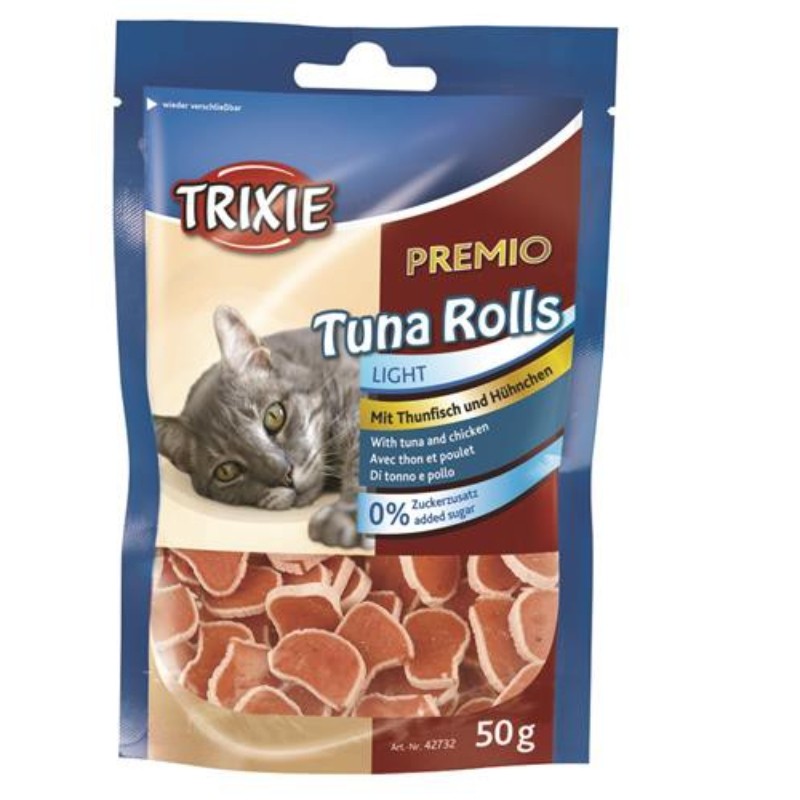 Przysmaki dla kota - Trixie Premio Tuna Rolls Roladki z tuńczykiem 50g