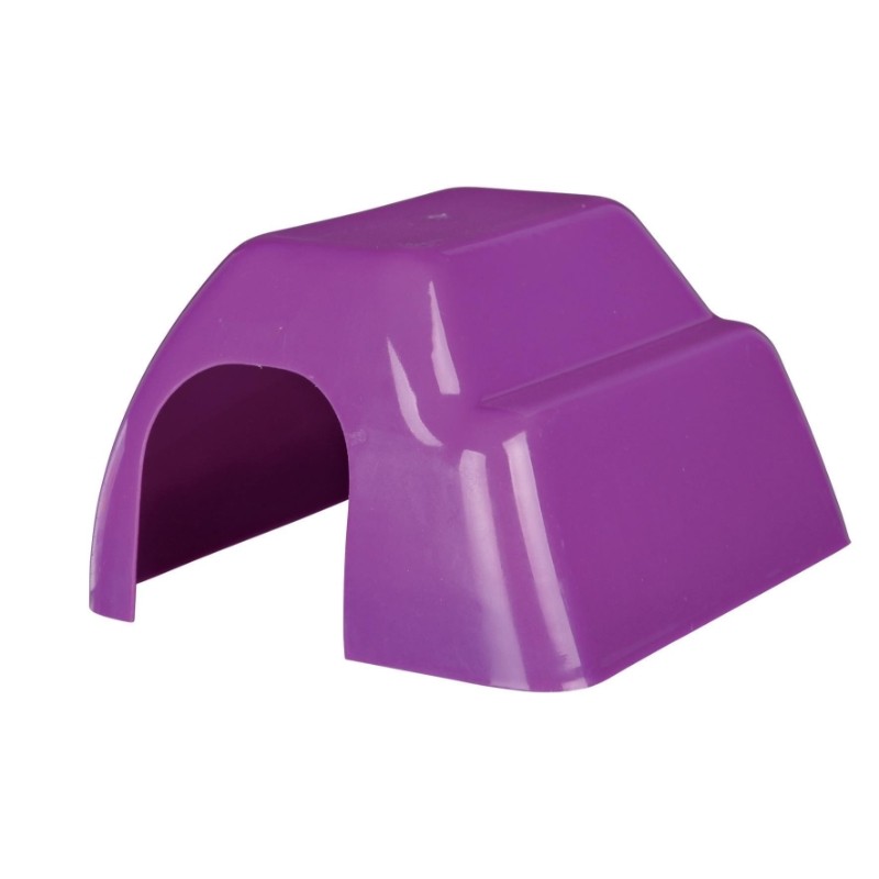 Wyposażenie klatki - Trixie Plastikowy domek dla świnki morskiej  15x26×23cm