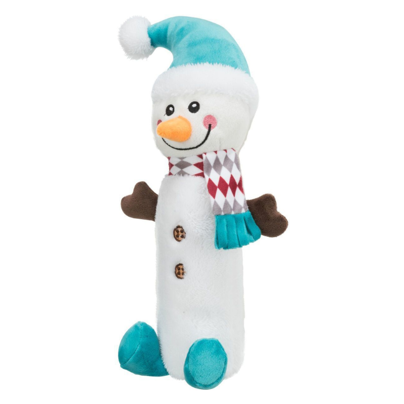 Zabawki - Trixie Zabawka Świąteczna Bałwan pluszowy szeleszczący 38cm