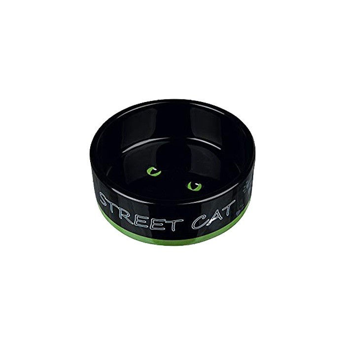 Miski i akcesoria do misek - Trixie Miska ceramiczna dla kota Street Cat 0,35l 