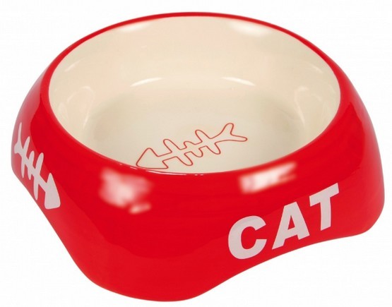 Miski i akcesoria do misek - Trixie Miska ceramiczna cat 0,2L  