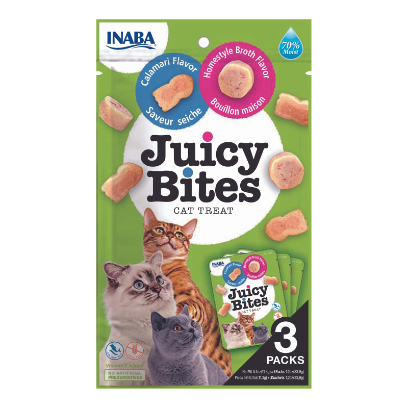 Przysmaki dla kota - Inaba Cat Miękkie kąski Juicy Bites 33,9g (3 szt.)