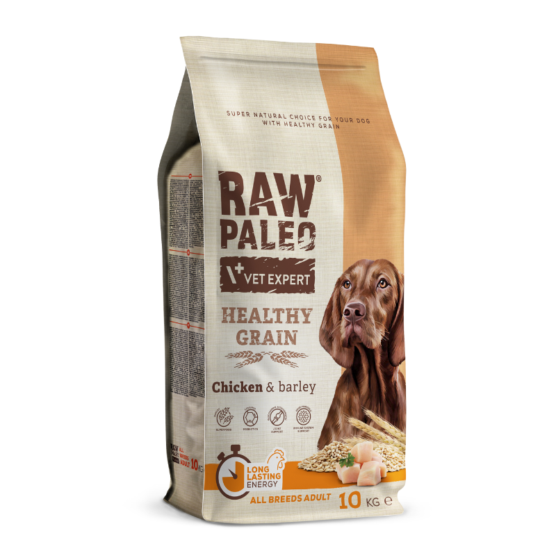 Karmy suche dla psa - VetExpert Raw Paleo Healthy Grain Adult Chicken