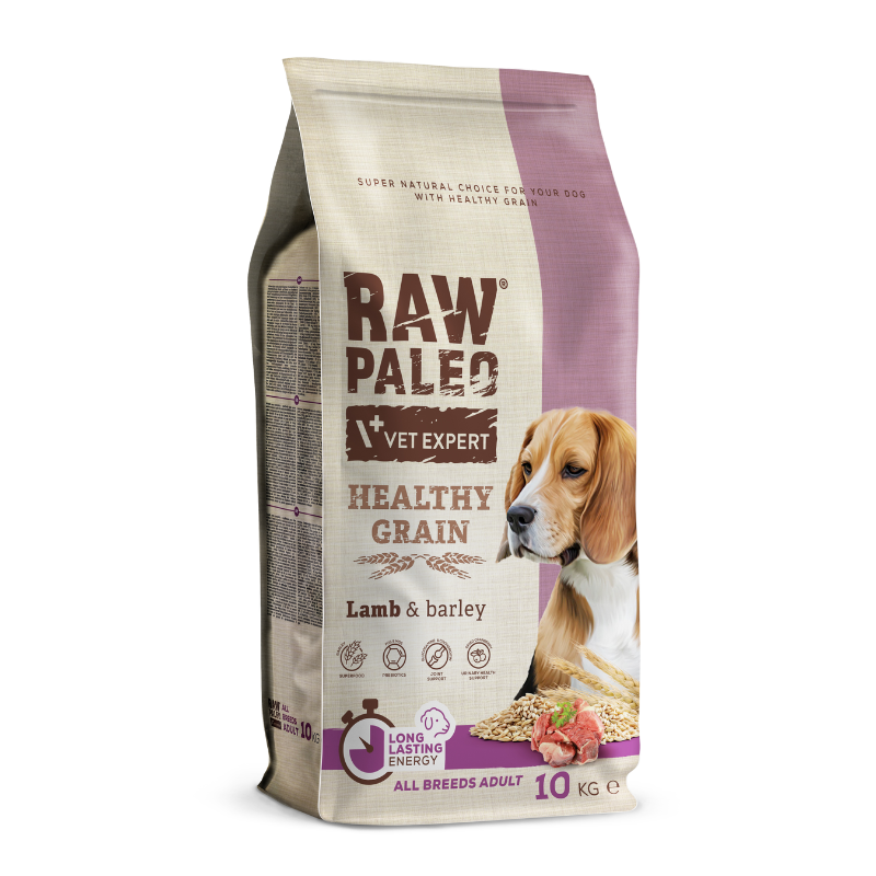 Karmy suche dla psa - Raw Paleo Healthy Grain Adult Lamb