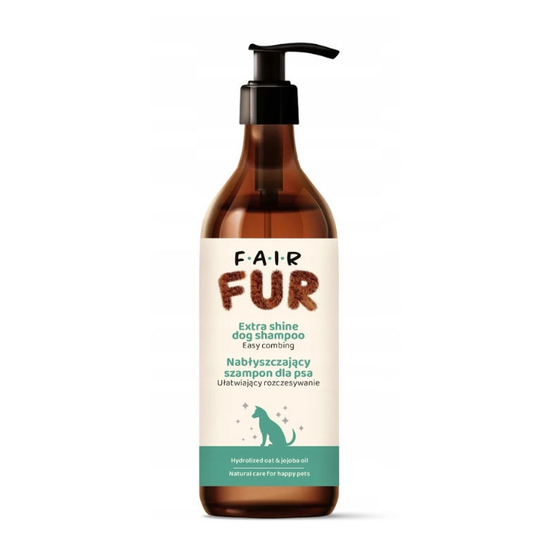 Higiena, pielęgnacja sierści - Fair Fur Nabłyszczający szampon dla psów 270 ml