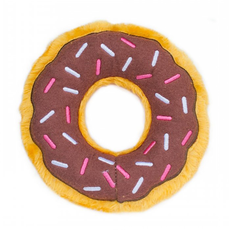 Zabawki - ZippyPaws Pluszowy Donut czekoladowy Mini 13cm