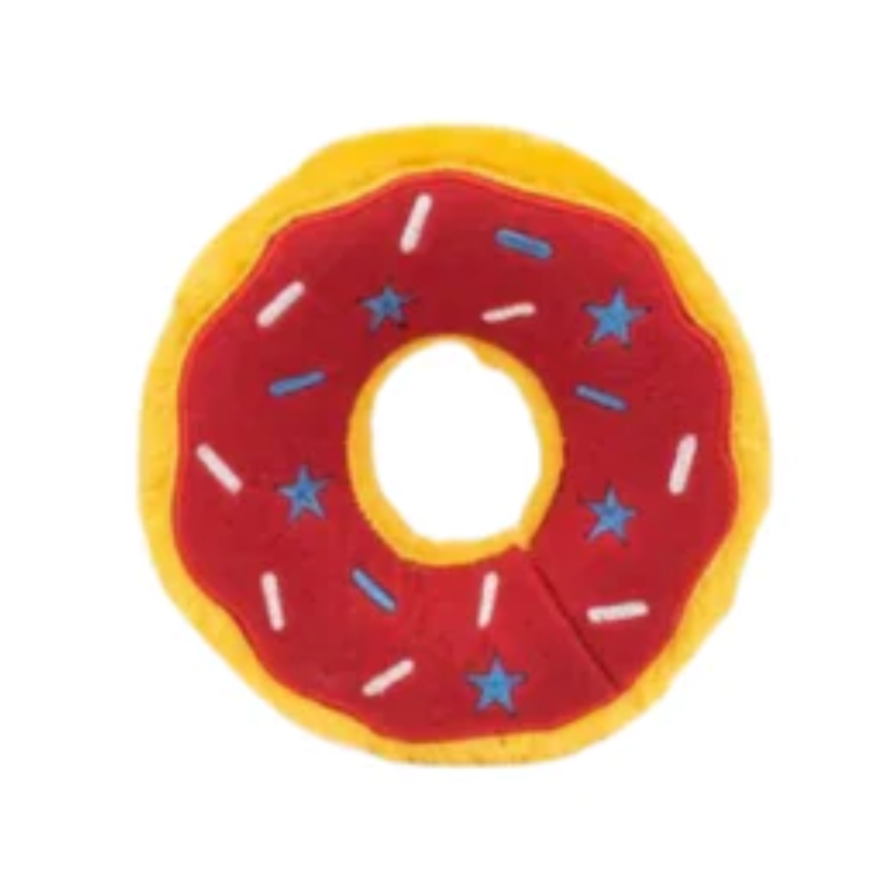 Zabawki - ZippyPaws Pluszowy Donut Standard americana 18cm