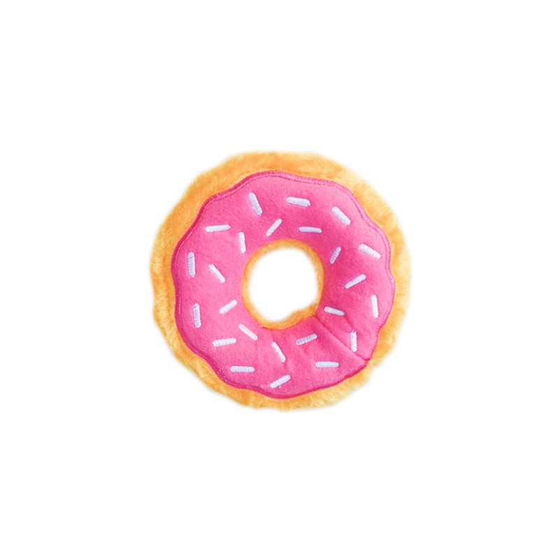 Zabawki - ZippyPaws Pluszowy Donut truskawowy Mini 13cm