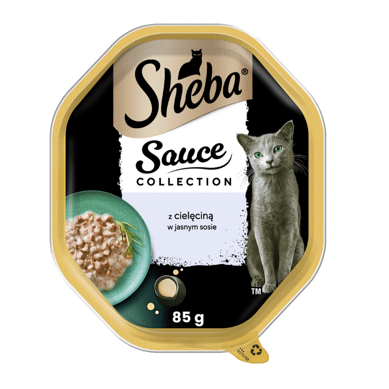 Karmy mokre dla kota - Sheba Sauce Collection w sosie tacka 85g x 22