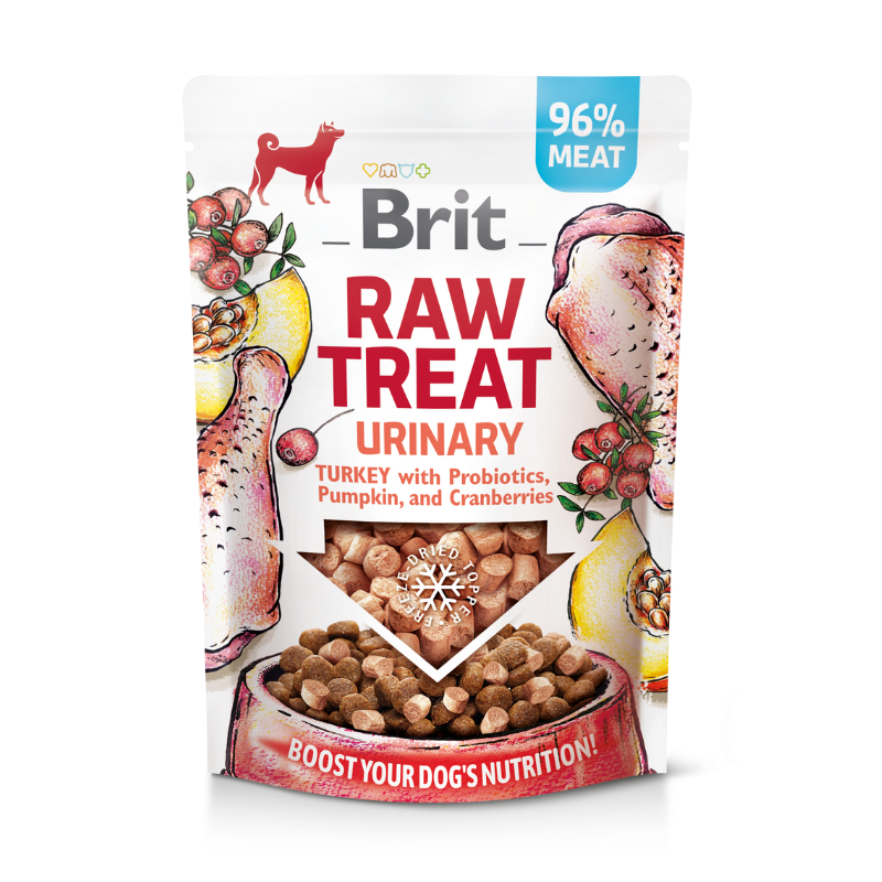 Przysmaki dla psa - Brit Raw Treat Urinary Turkey 40g