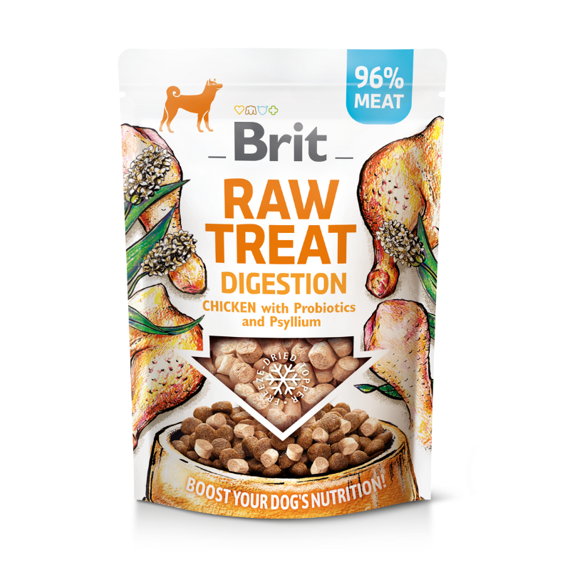 Przysmaki dla psa - Brit Raw Treat Digestion Chicken 40g