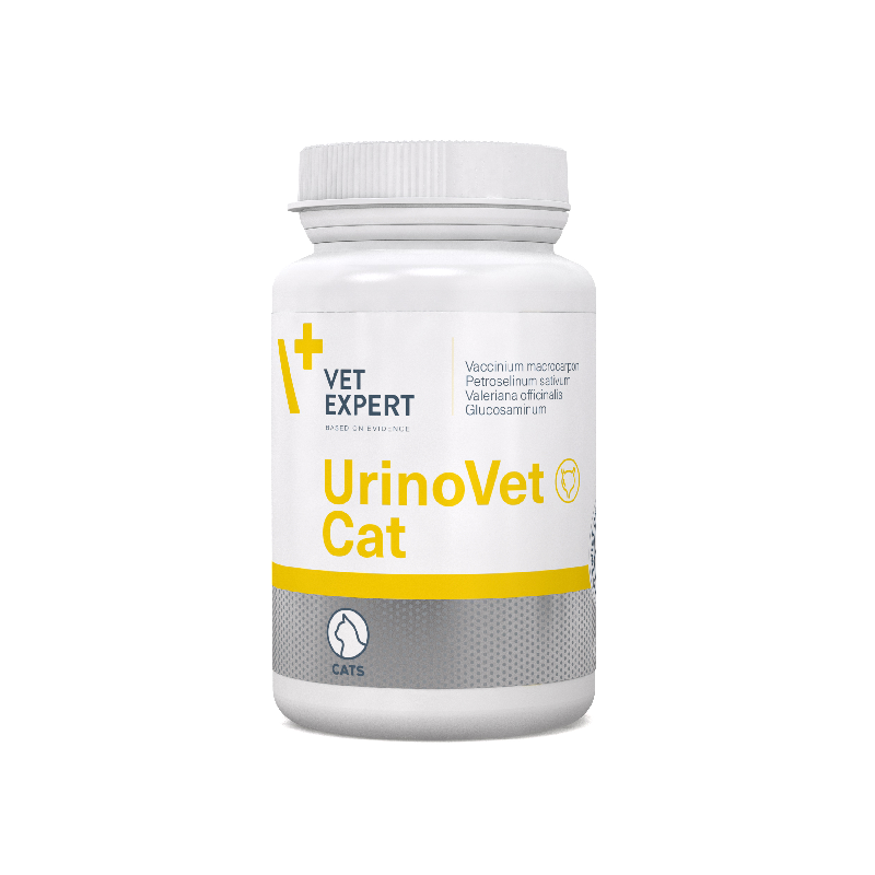 Suplementy - VetExpert UrinoVet Cat 45 kapsułek