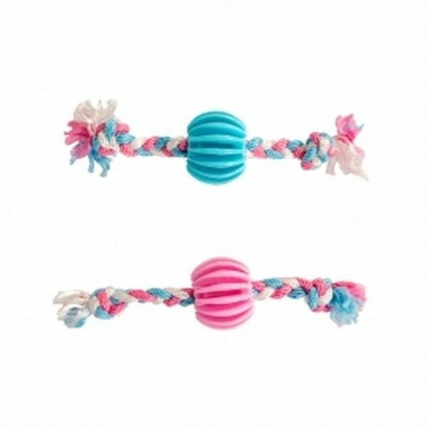 Zabawki - DUVO+ Sznur z kulką Pastel 30cm