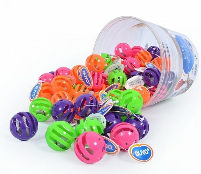 Zabawki - DUVO+ Piłeczka plastikowa z dzwonkiem 
