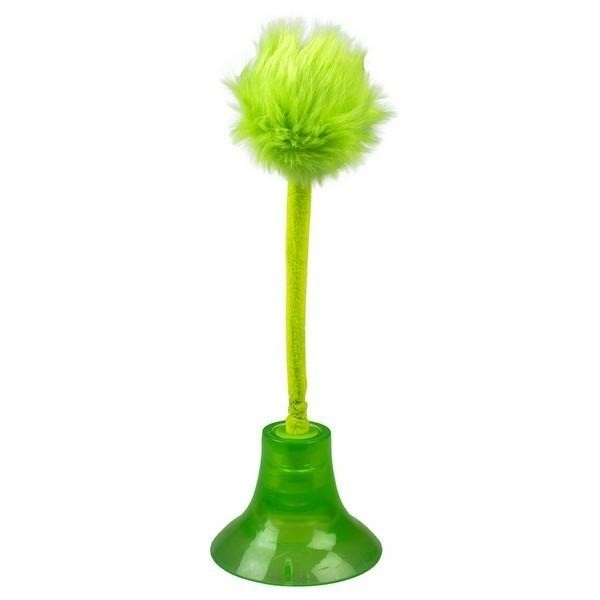 Zabawki - DUVO+ Pompon na przyssawce zielony 31,5x10,3x10,3cm