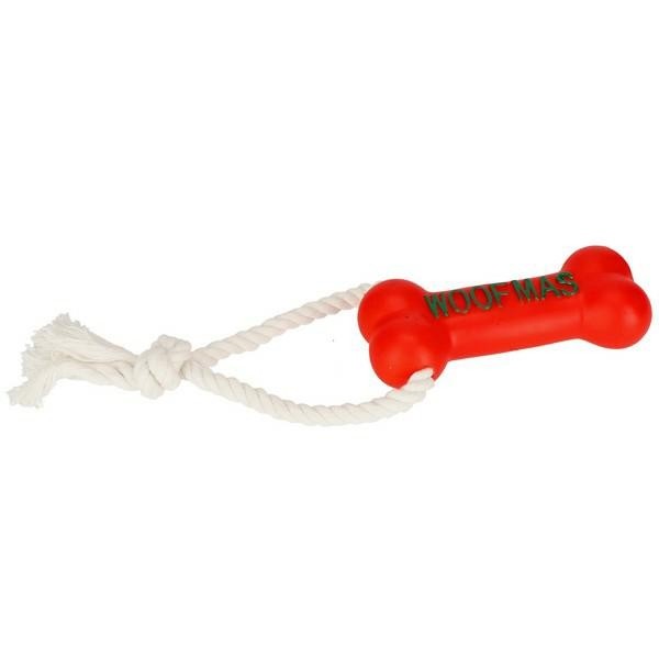 Zabawki - Dingo Zabawka Świąteczna Kość na sznurku Woofmas 13cm