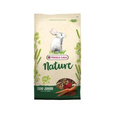 Karmy dla małych ssaków - Versele Laga Nature Cuni Junior Karma dla królików