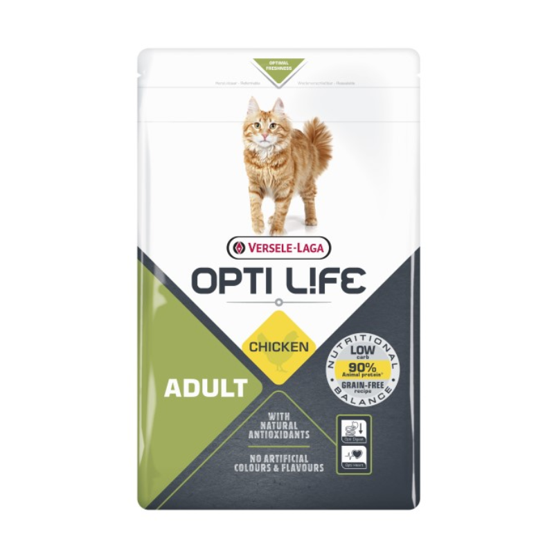 Karmy suche dla kota - Versele-Laga Opti Life Cat Adult kurczak 2,5kg