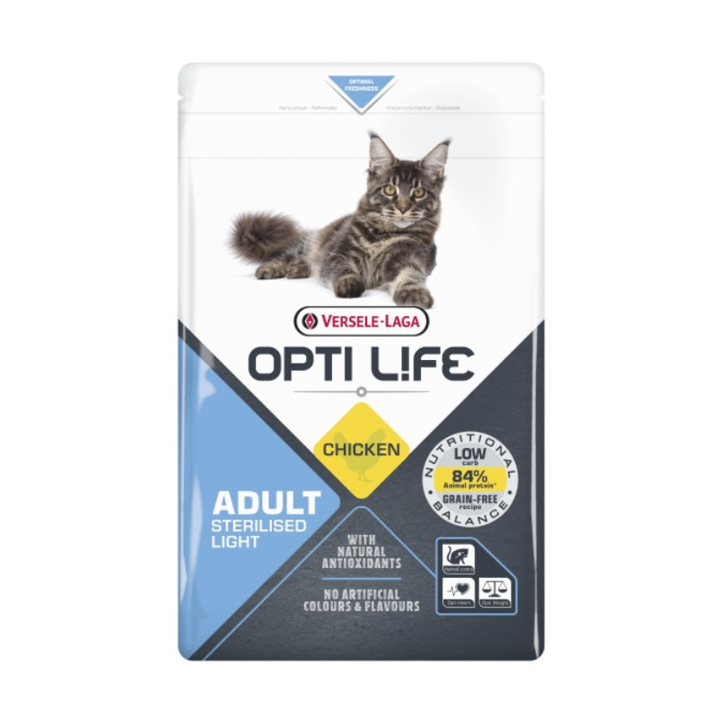 Karmy suche dla kota - Versele-Laga Opti Life Cat Sterilised / Light kurczak