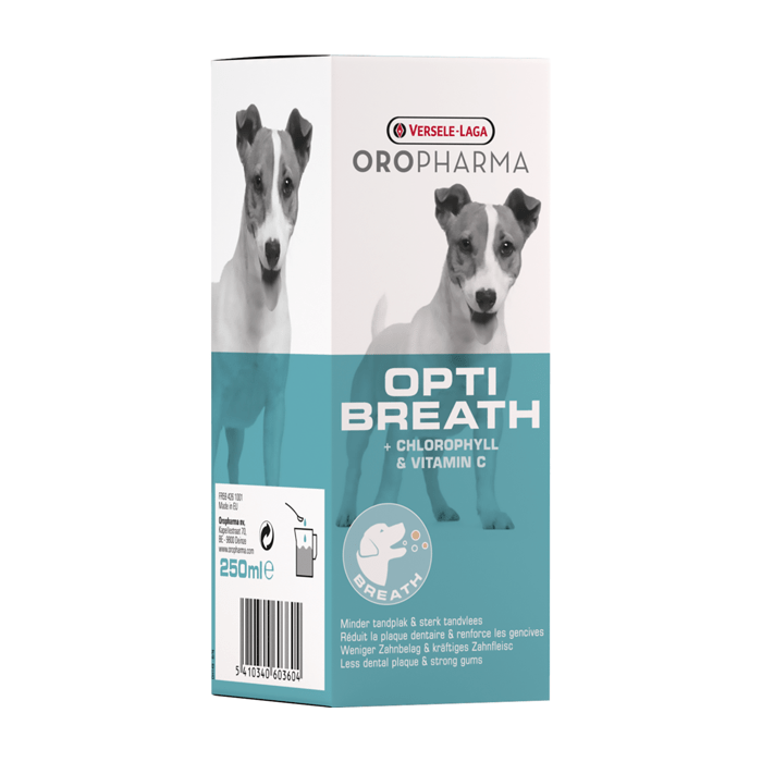Higiena, pielęgnacja oczu, uszu, zębów - Versele Laga Oropharma Opti Breath Płyn stomatologiczny dla psa 250ml