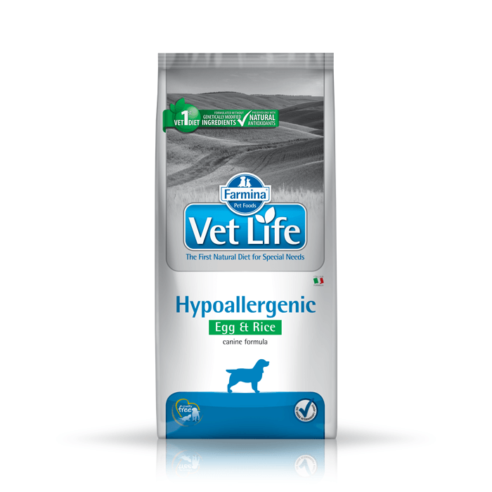 Karmy suche dla psa - Farmina Vet Life Dog Hypoallergenic Egg & Rice