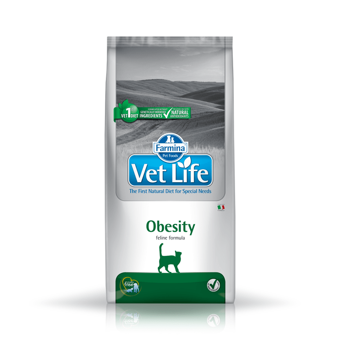 Karmy suche dla kota - Farmina Vet Life Cat Obesity 