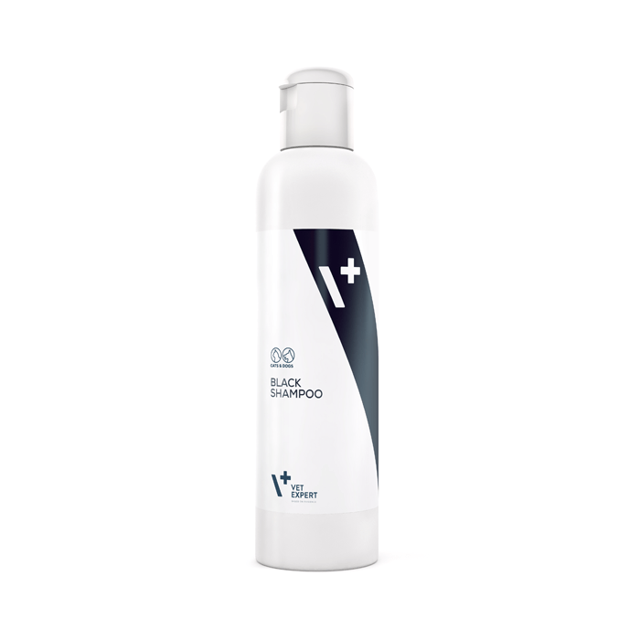 Higiena, pielęgnacja sierści - VetExpert Black Shampoo szampon do ciemnej sierści 250ml