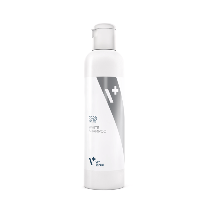 Higiena, pielęgnacja sierści - VetExpert White Shampoo szampon do jasnej sierści 250ml