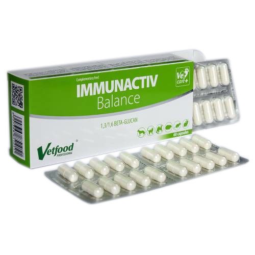 Suplementy - Vetfood Immunactiv Balance 120 kapsułek