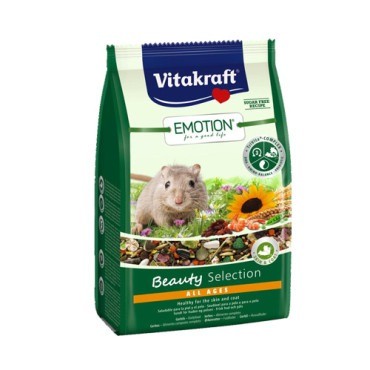 Karmy dla małych ssaków - Vitakraft Emotion Beauty Selection Gerbils Karma dla myszoskoczka 300g