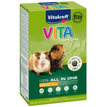 Karmy dla małych ssaków - Vitakraft Vita Special Adult Granulat dla świnki morskiej 600g