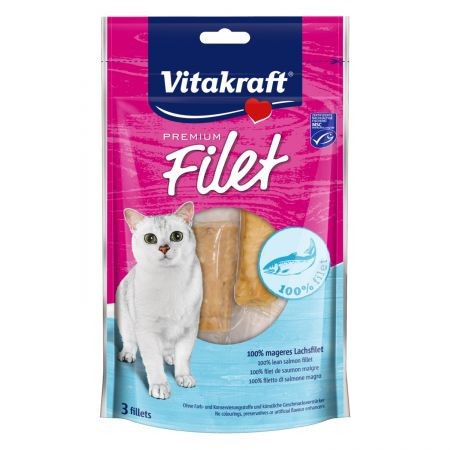 Przysmaki dla kota - Vitakraft Kot Filet łosoś 54g