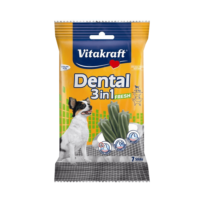 Przysmaki dla psa - Vitakraft Pies Dental 3in1 Fresh XS Extra Small 70g (7 szt.)