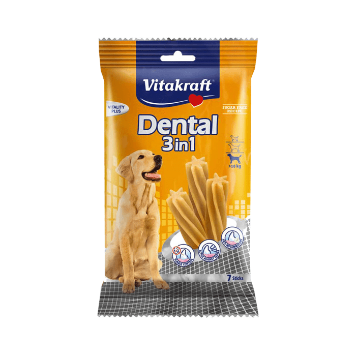 Przysmaki dla psa - Vitakraft Pies Dental 3in1 M Medium 180g