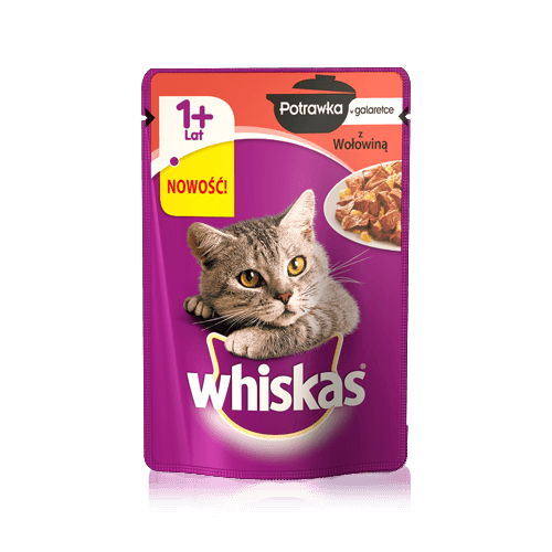 Karmy mokre dla kota - Whiskas Potrawka w galaretce 85g x 12